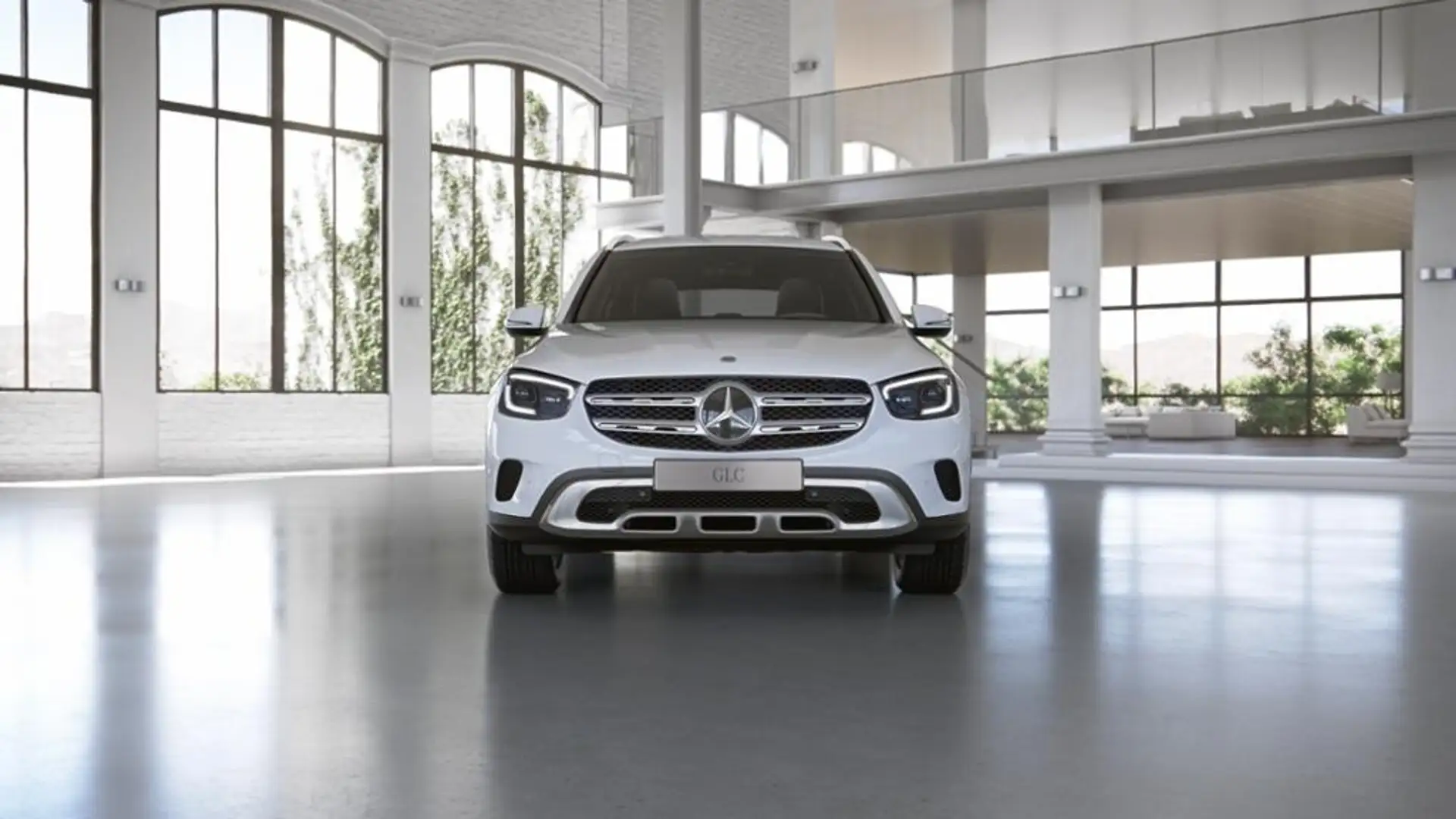 Mercedes-Benz GLC 300 e 4M ACC AHK AUT Akustikglas DynLicht LM Weiß - 1