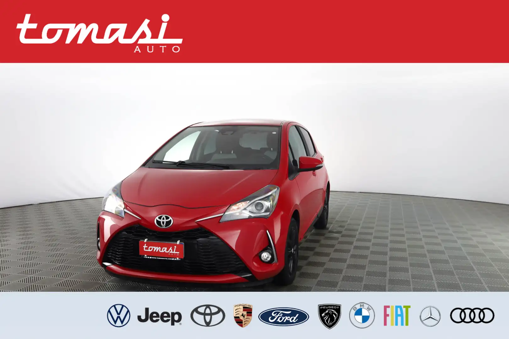 Toyota Yaris 1.0 5 porte Active PREZZO REALE - NO VINCOLI Rosso - 1