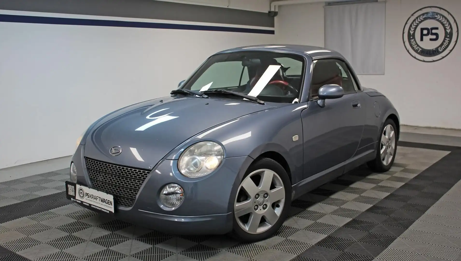 Daihatsu Copen 1.3 Cabrio LEDER KLIMA SHZ 2 VORBESITZER Modrá - 1