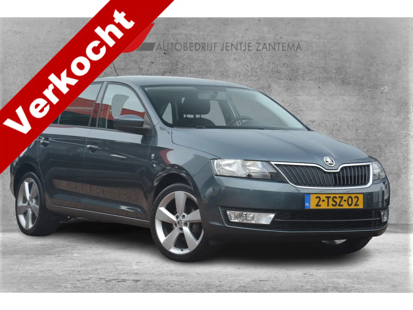 Skoda Rapid/Spaceback 1.2 TSI Greentech Elegance Businessline Pro Nederl Gris - 1