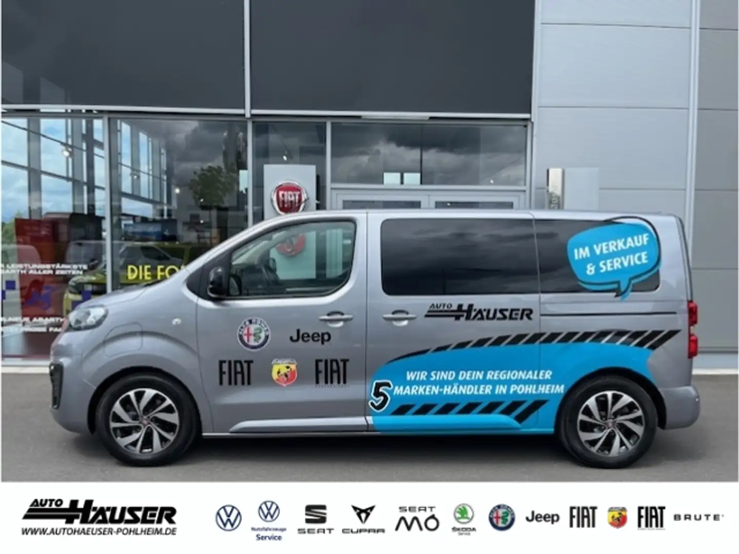 Fiat Ulysse E-Ulysse Lounge L2 75kWh 8-SITZER PANO EL. SCHIEBE Grau - 2