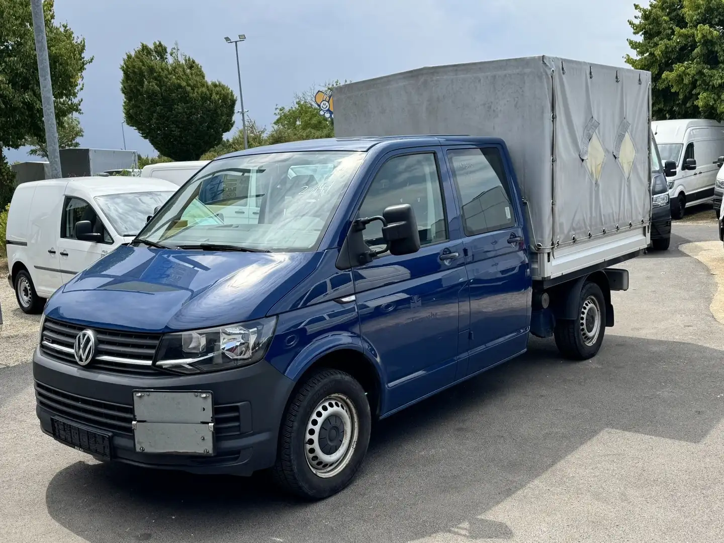Volkswagen T6 Transporter Doka/Pritsche TDI 4Motion Diff.sp Blau - 2