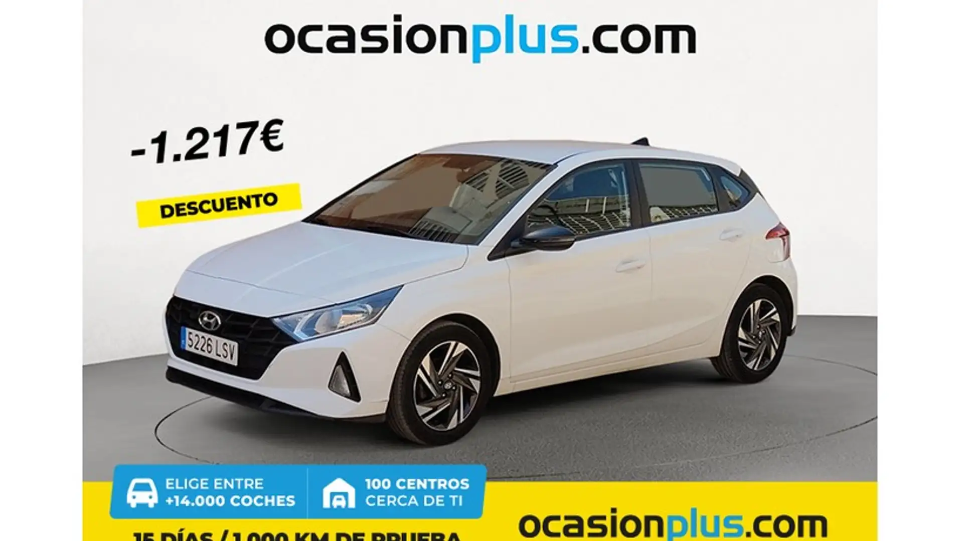 Hyundai i20 1.2 MPI SLX Blanc - 1