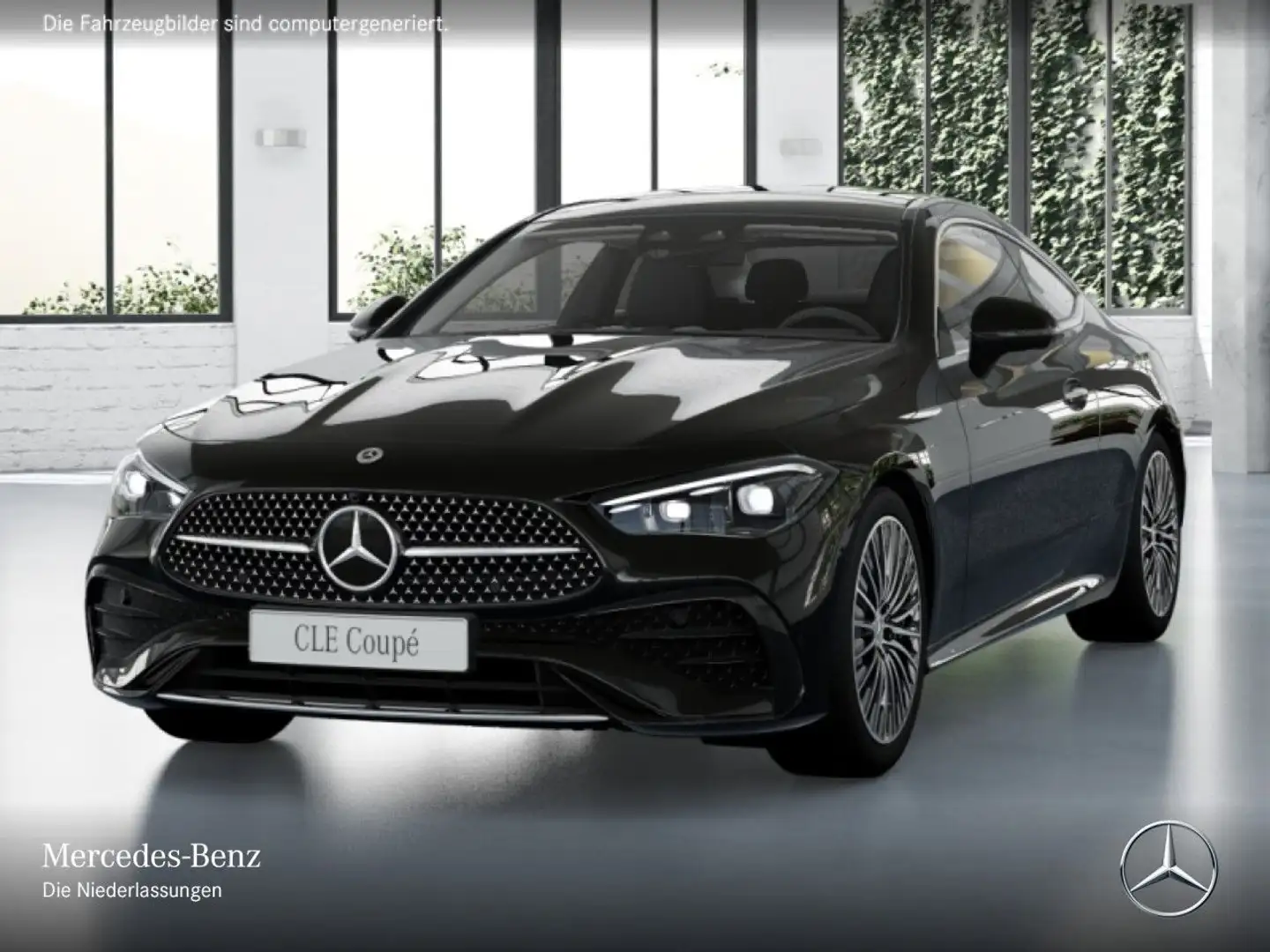Mercedes-Benz CLE 200 4M AMG+PANO+BURMESTER+KEYLESS+9G Schwarz - 2