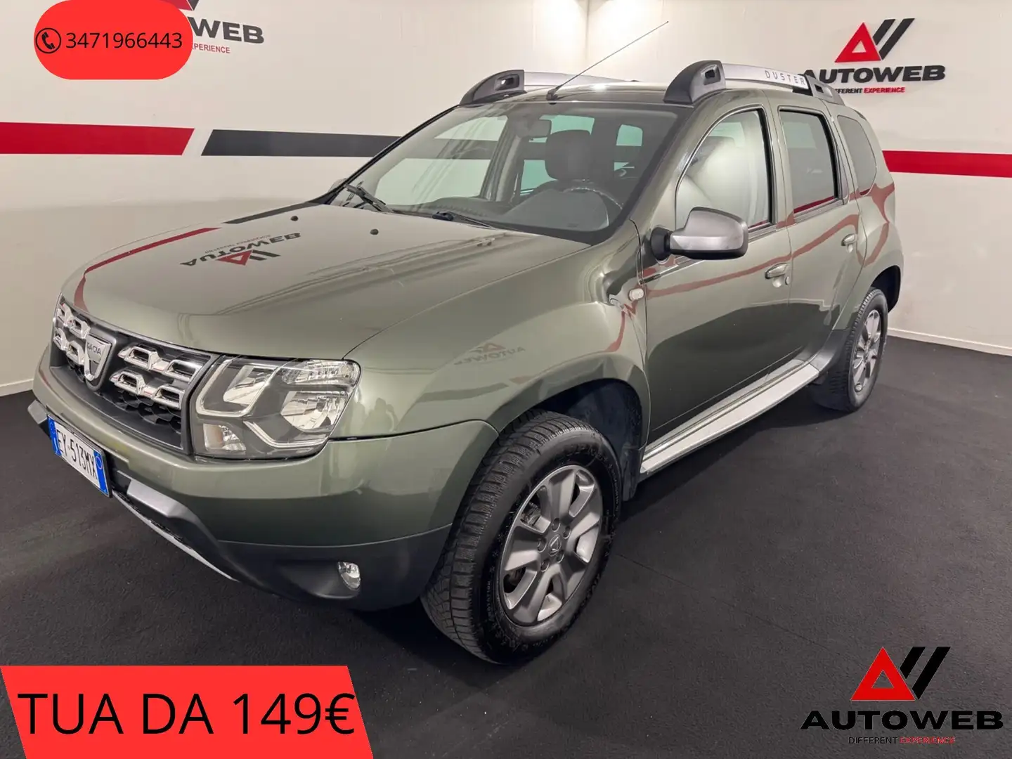 Dacia Duster Duster 1.5 dCi 110CV 4x4 Lauréate Verde - 1
