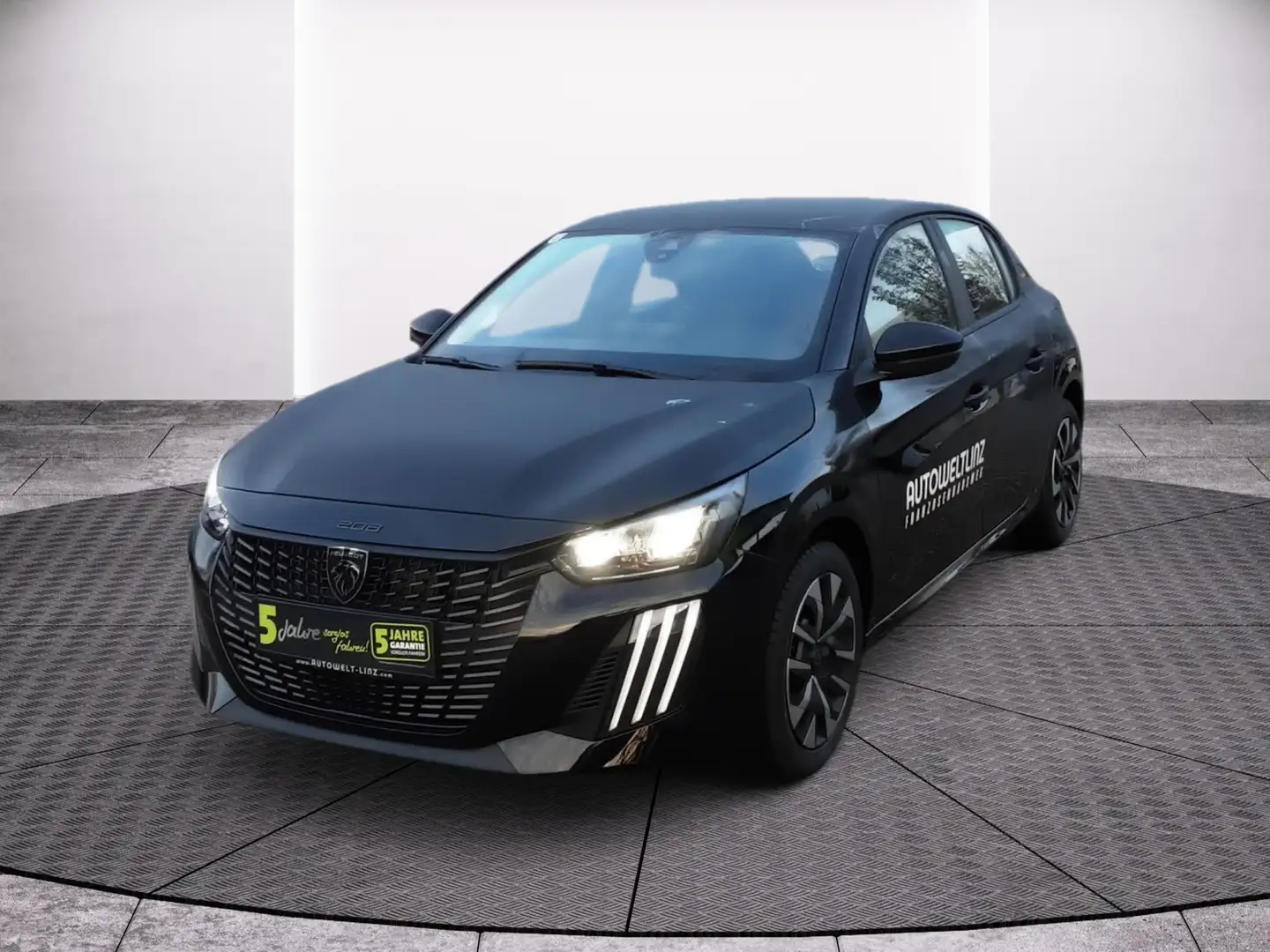 Peugeot 208 STYLE PT 75 Schwarz - 2