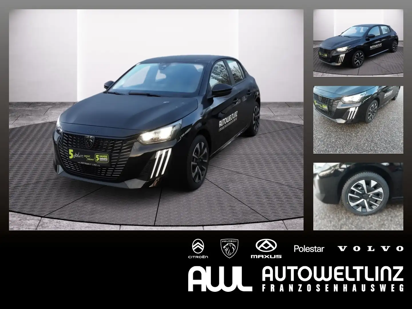Peugeot 208 STYLE PT 75 Schwarz - 1