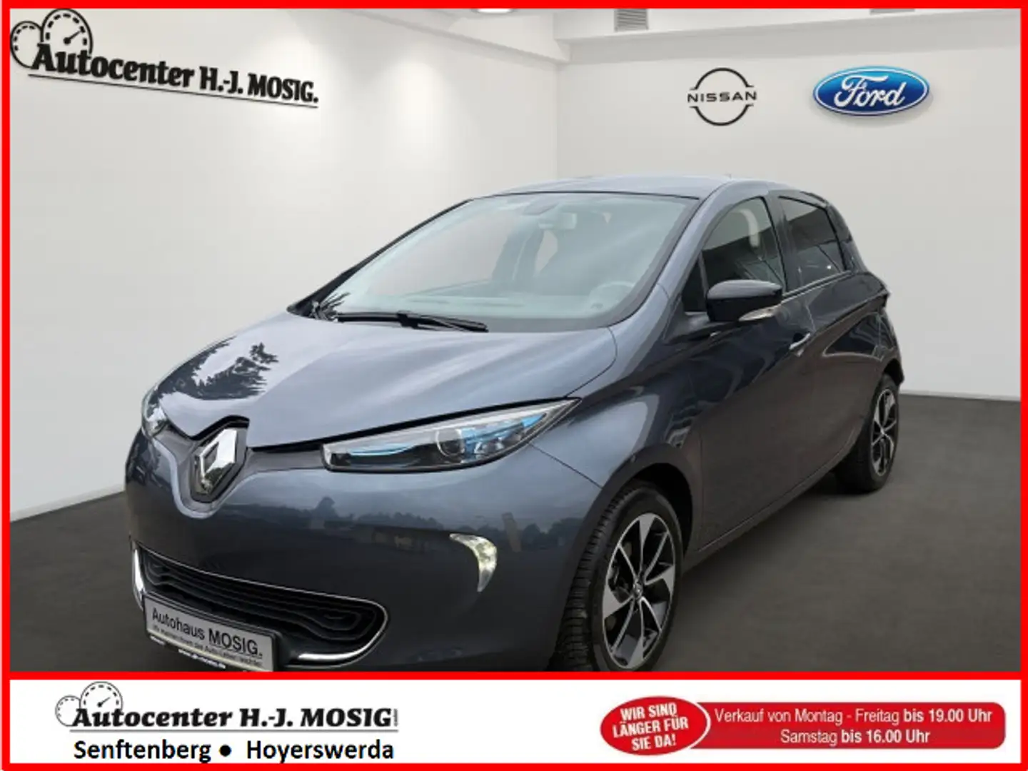 Renault ZOE Zoe Intens 41kWh (92% SOH) *KEINE Batteriemiete* Grau - 1