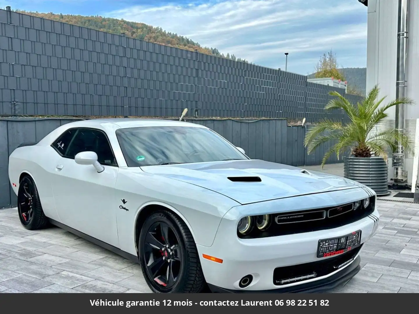 Dodge Challenger Pack SRT Tout compris hors homologation 4500e Blanc - 1