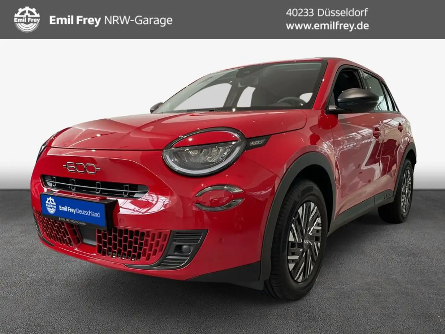 Fiat 600 HYBRID Sonderedition Rood - 1