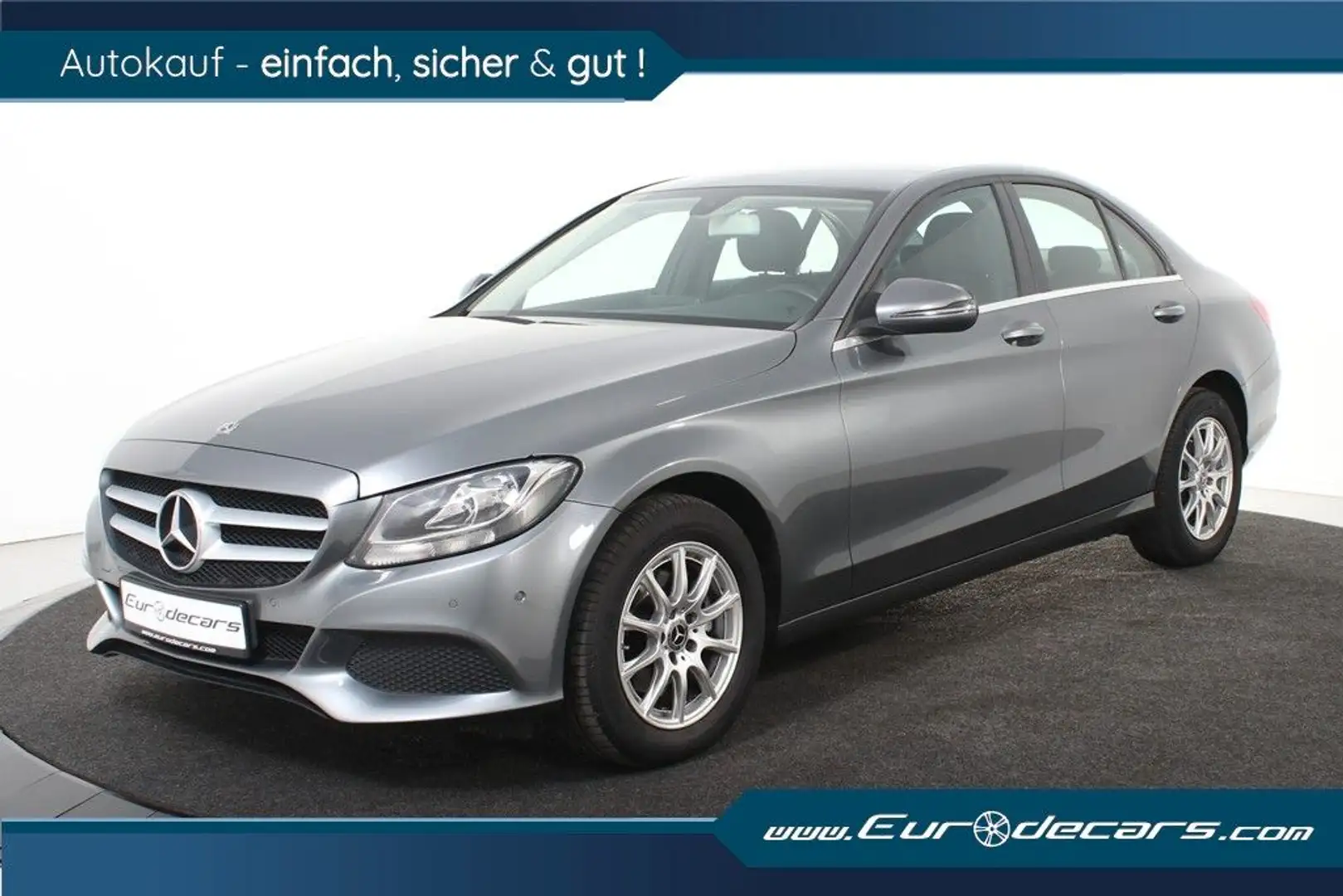 Mercedes-Benz C 180 d Limosine *Leder*Navi*Park ass.* Grau - 1