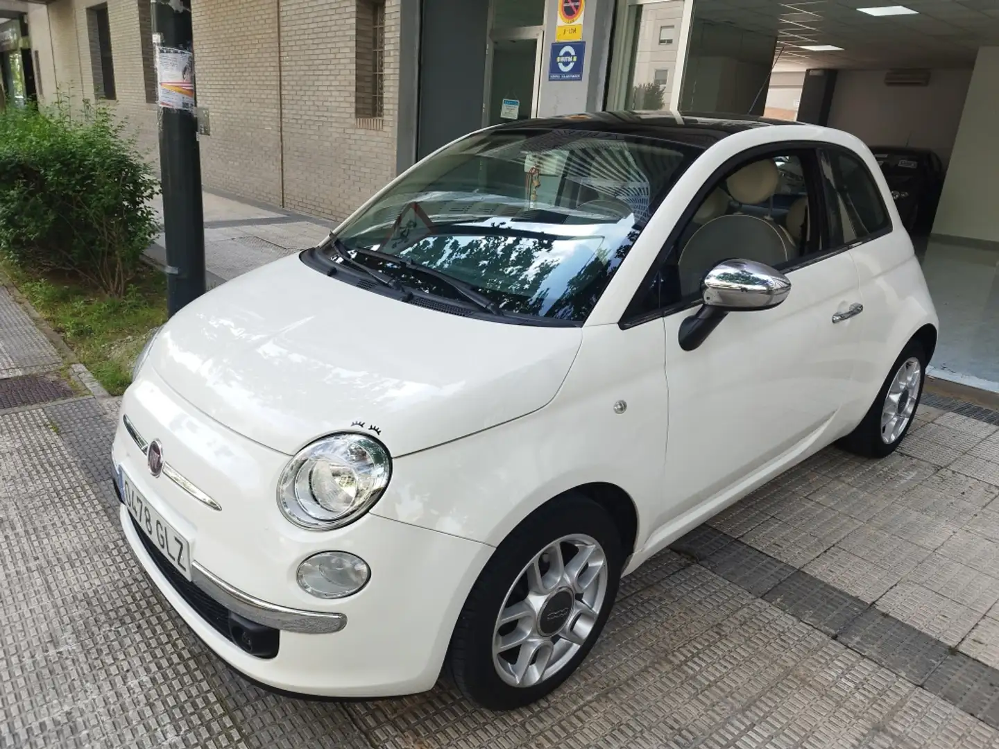 Fiat 500 1.3Mjt Lounge Wit - 1