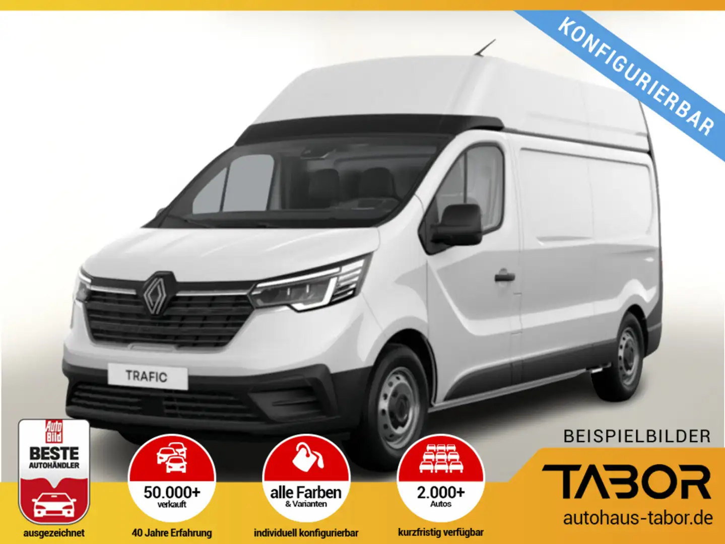 Renault Trafic Komfort L2H2 3,0t Blue dCi 150 Weiß - 1