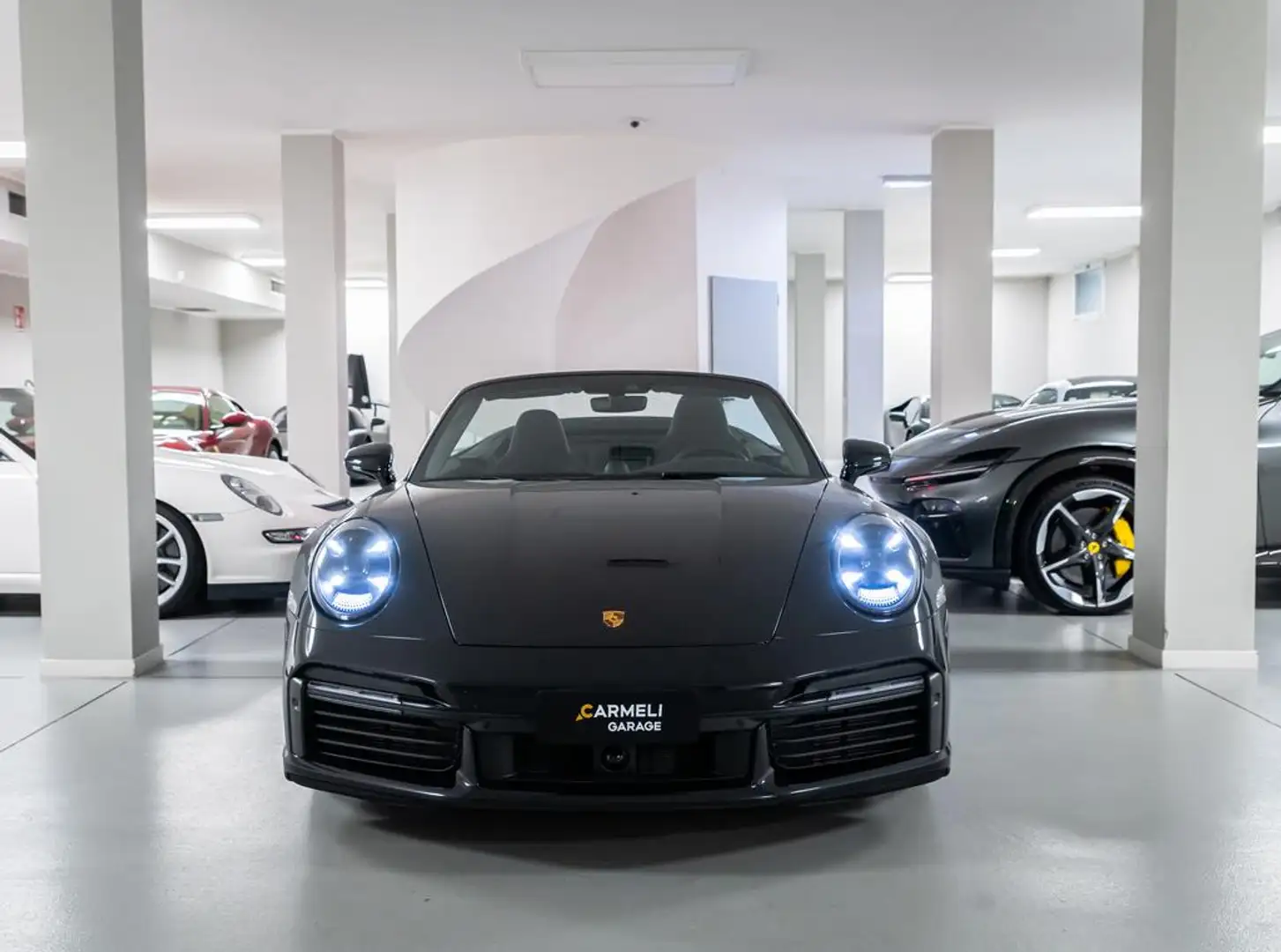 Porsche 911 Cabrio 3.7 Turbo S auto -MATRIX-SCARICO-VENTILATI Schwarz - 2