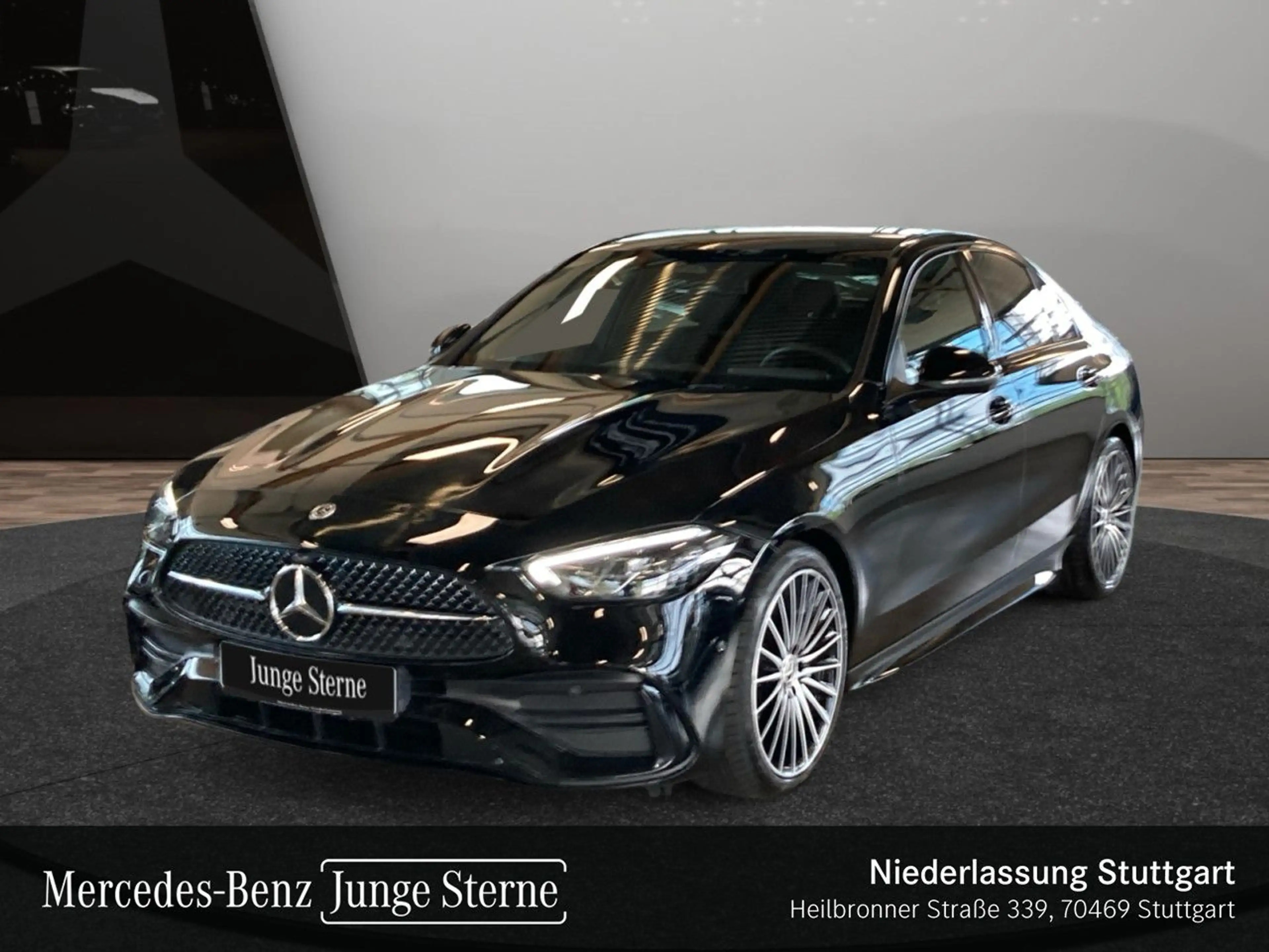 Mercedes-Benz C 300 d 4M AMG+NIGHT+360+LED+BURMESTER+19"+TOTW+9G — photo 2