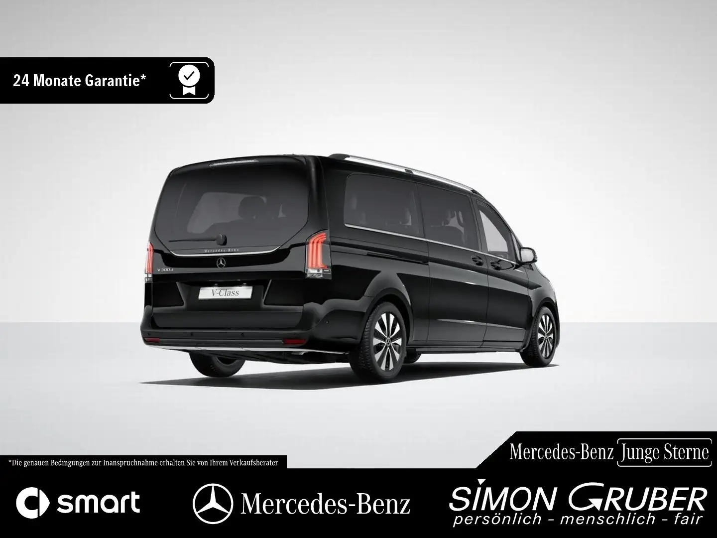 Mercedes-Benz V 300 Extra Lang XL Avantgarde 8 Sitze eTüren Schwarz - 2