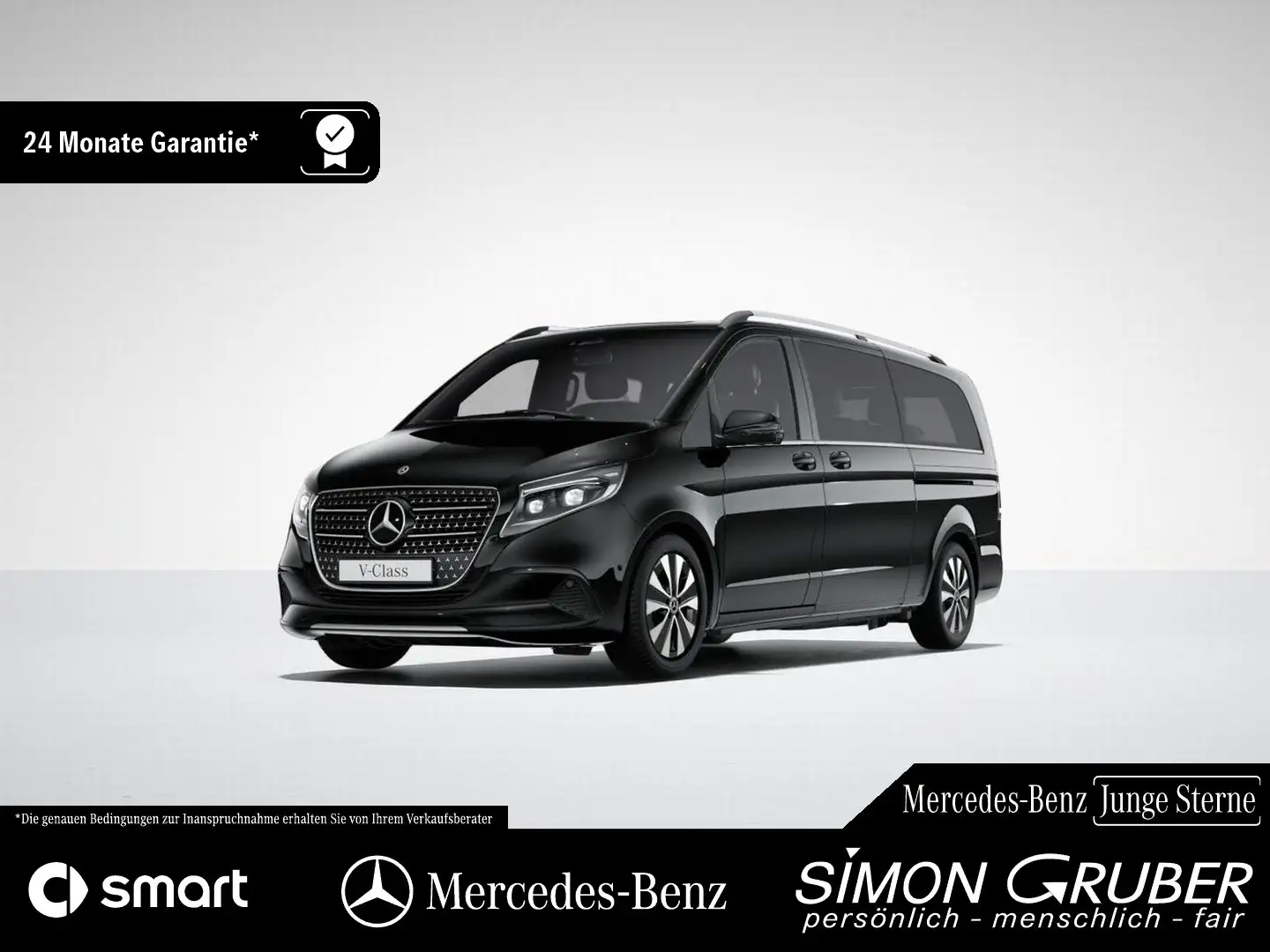 Mercedes-Benz V 300 Extra Lang XL Avantgarde 8 Sitze eTüren Schwarz - 1