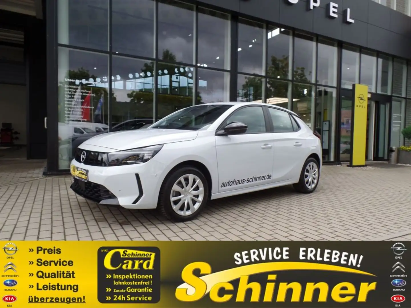 Opel Corsa 1.2 Direct Injection Turbo Hybrid 48 V Weiß - 1