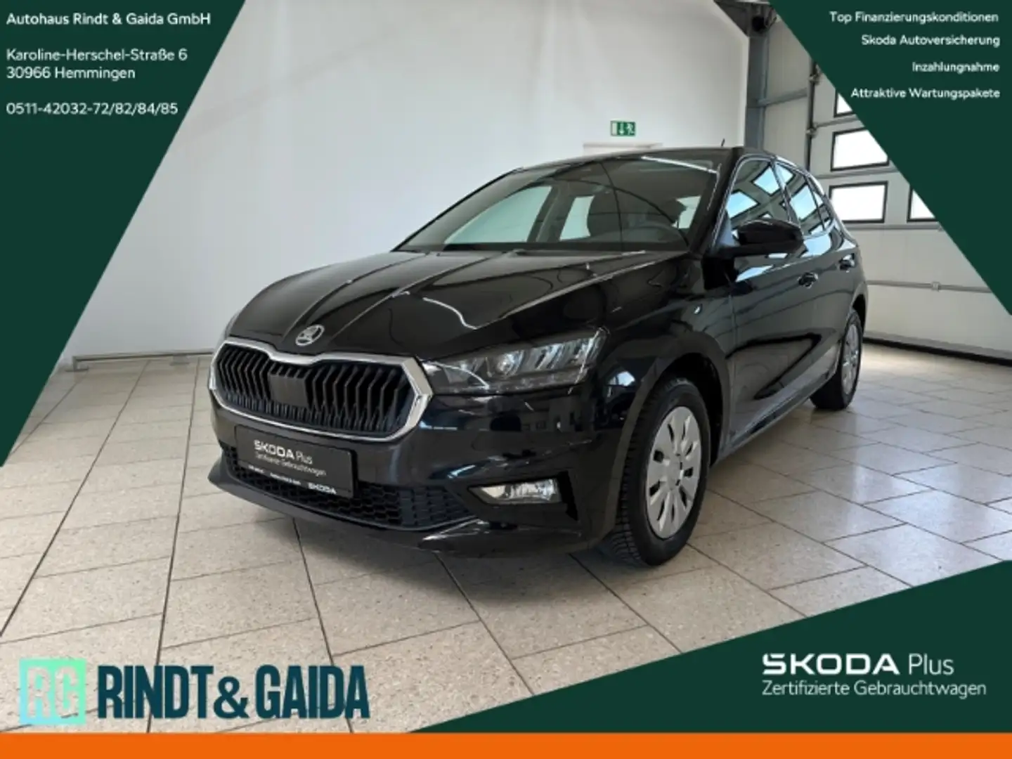 Skoda Fabia Selection 1.0 TSI DSG SHZ SmartLink PDC Freisprech Schwarz - 1