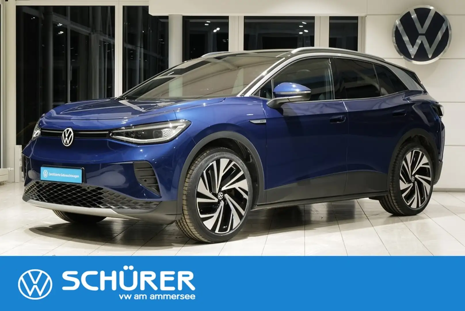 Volkswagen ID.4 Pro Performance AHK DCC Memory HUD WärmPump 360... Blau - 1