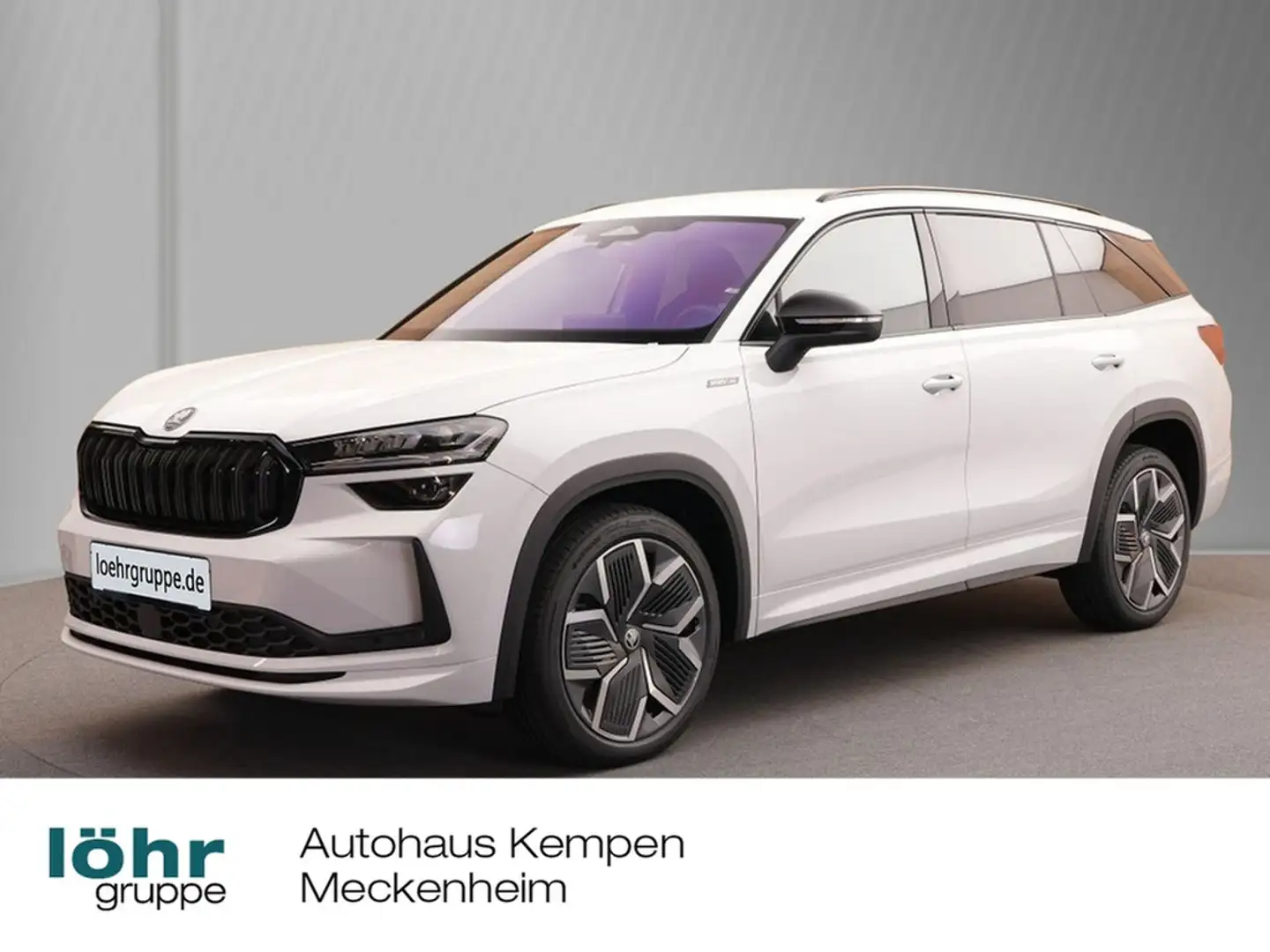 Skoda Kodiaq 2.0 TDI 4x4 Sportline 20"|ACC|DCC|AHK|MATRIX Weiß - 1