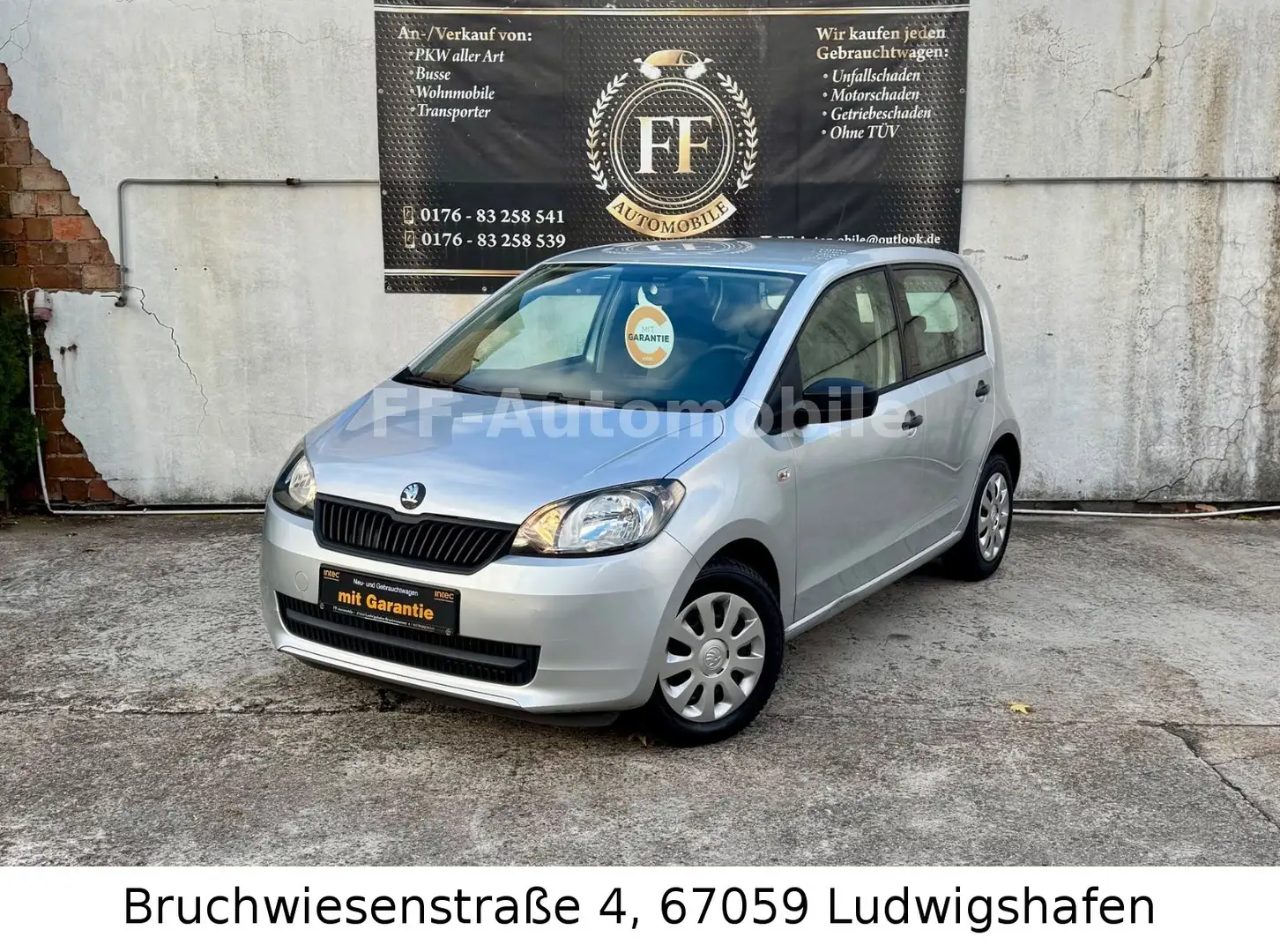 Skoda Citigo 1.0 MPI *Active* Klima* Silber - 1