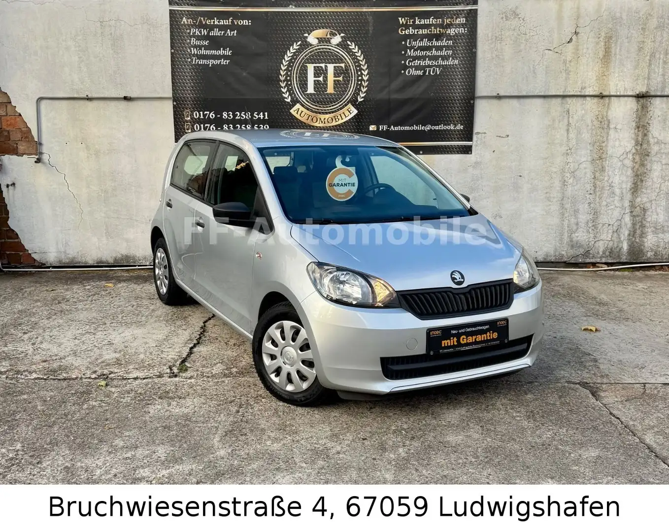 Skoda Citigo 1.0 MPI *Active* Klima* Silber - 2