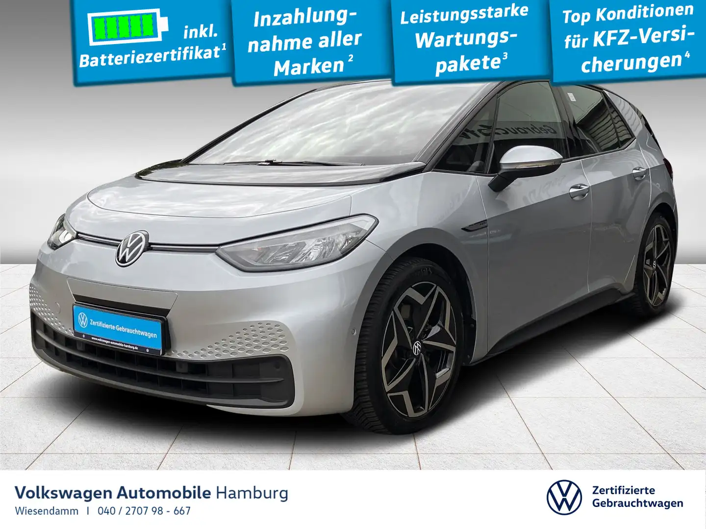Volkswagen ID.3 Pro Performance Kamera LED Sitzhzg Silber - 1