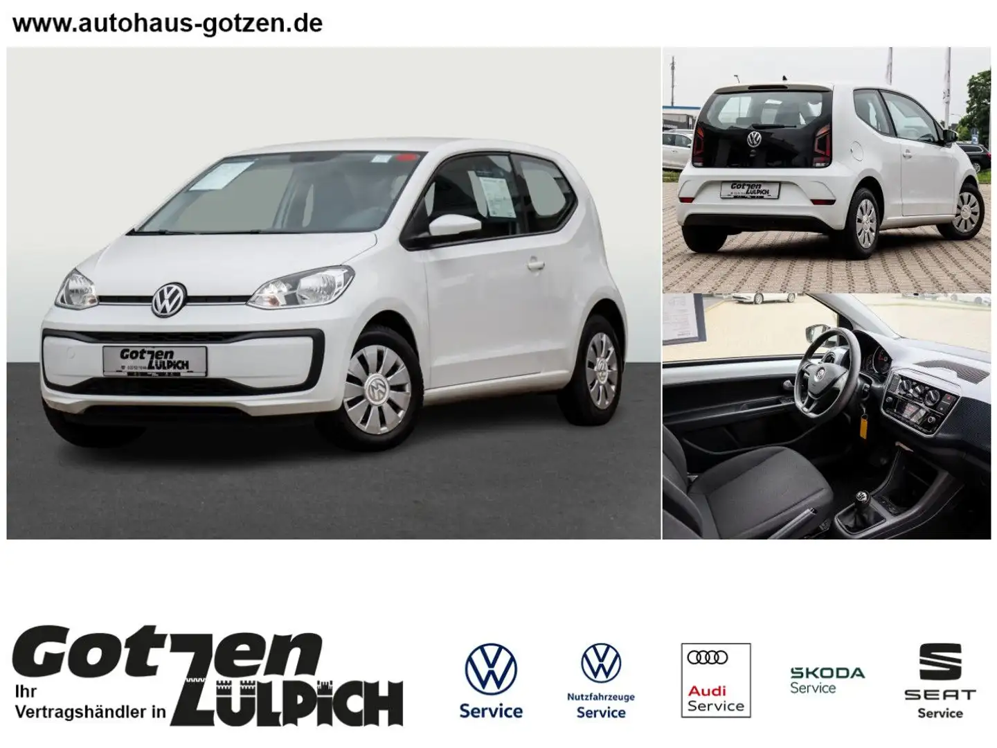 Volkswagen up! move  Klimaanlage ZV Composition Phone Weiß - 1