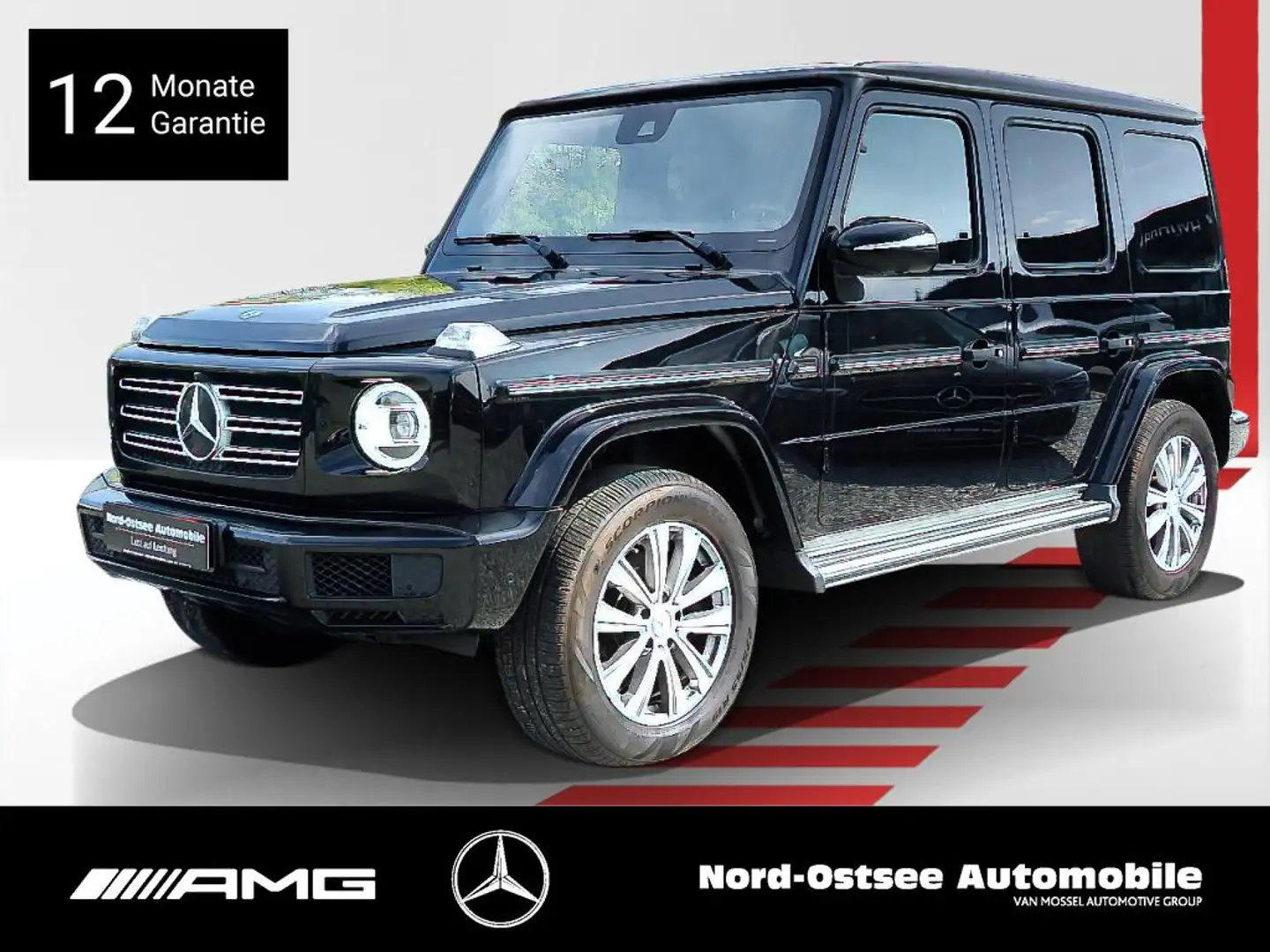 Mercedes-Benz G 350 d AHK STANDHZG DISTRO SHD 360° MULTIBEAM Чорний - 1