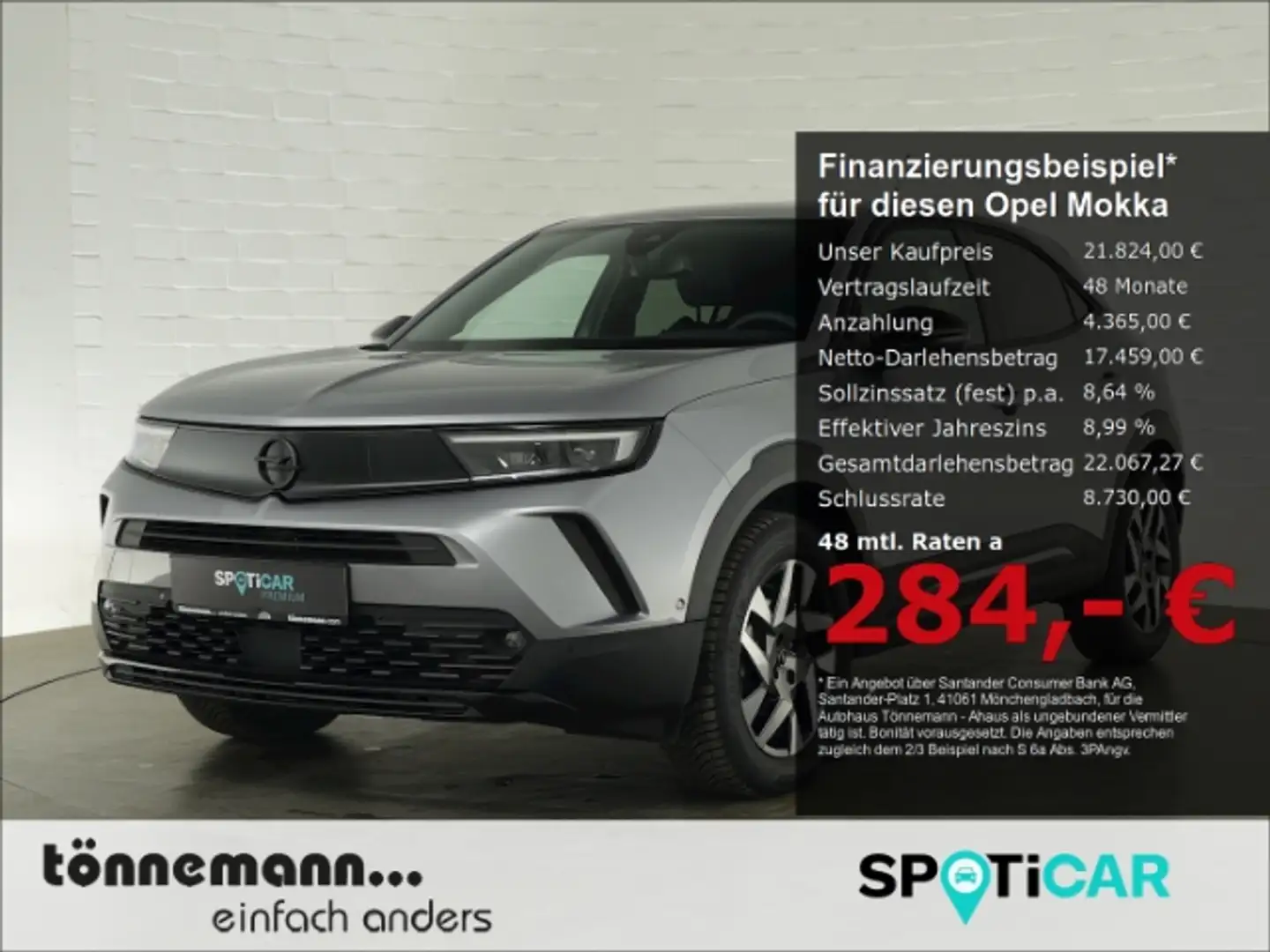 Opel Mokka B GS AT+RÜCKFAHRKAMERA+SITZ-/LENKRADHEIZUNG+KEYLES Grau - 1