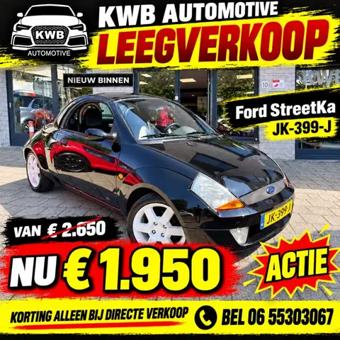 Ford Streetka 1.6 | Leer Hardtop | Nieuwe APK