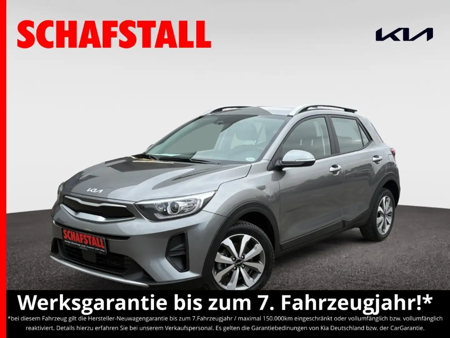 Kia Stonic Vision 1.2 Navi Apple Android Klimaautom DAB SHZ L Grau - 1