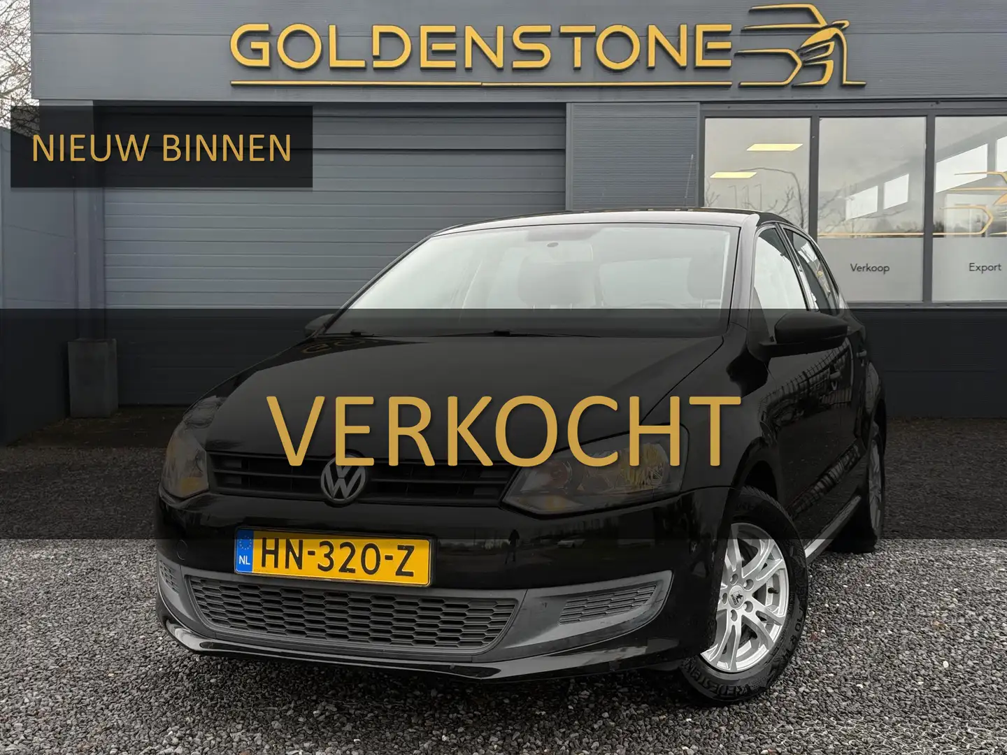 Volkswagen Polo 1.2 Easyline 1e Eigenaar,Airco,5 Deurs,Lm velgen,P Czarny - 1