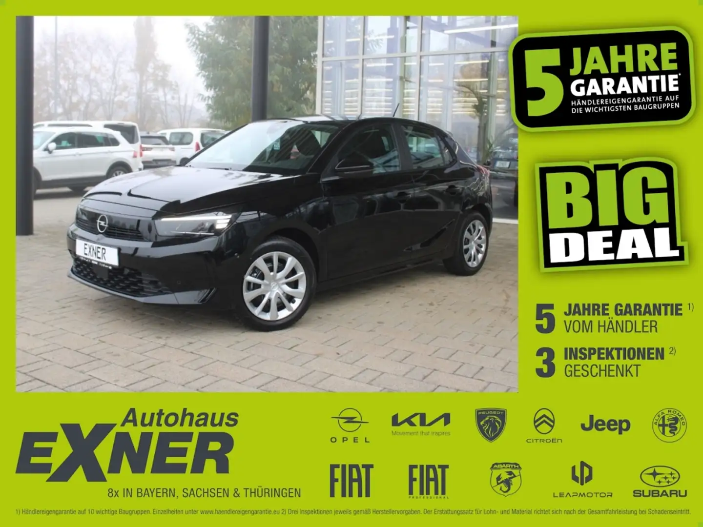 Opel Corsa F 1.2 Klimaanlage, LED, Sitzheizung Schwarz - 1