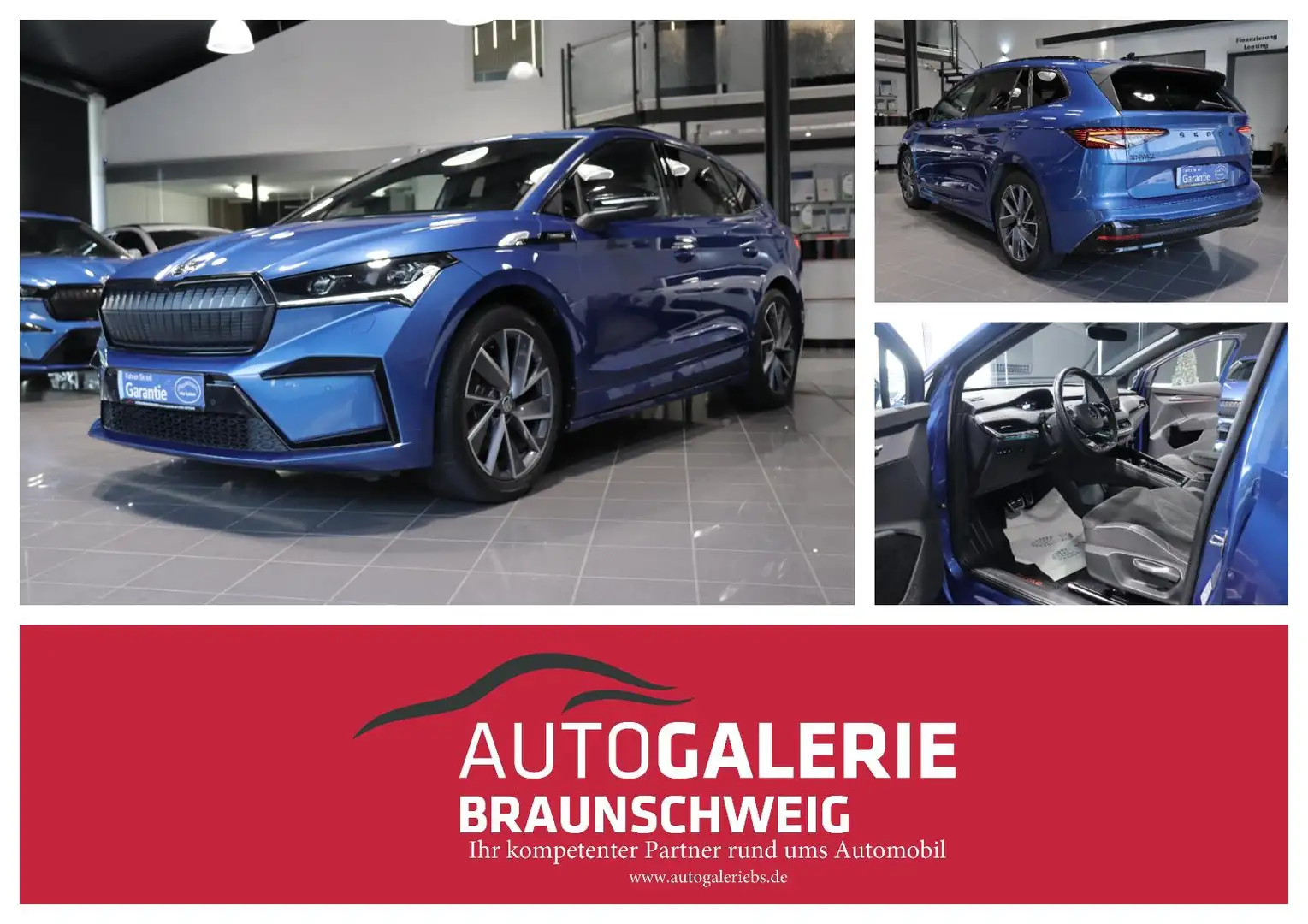 Skoda Enyaq 60 Sportline *KLIMAPAKET*CAM*MATRIX*SHZ* Bleu - 1