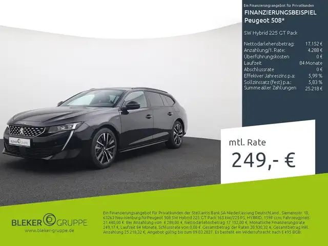 Peugeot 508 SW Hybrid 225 GT Pack