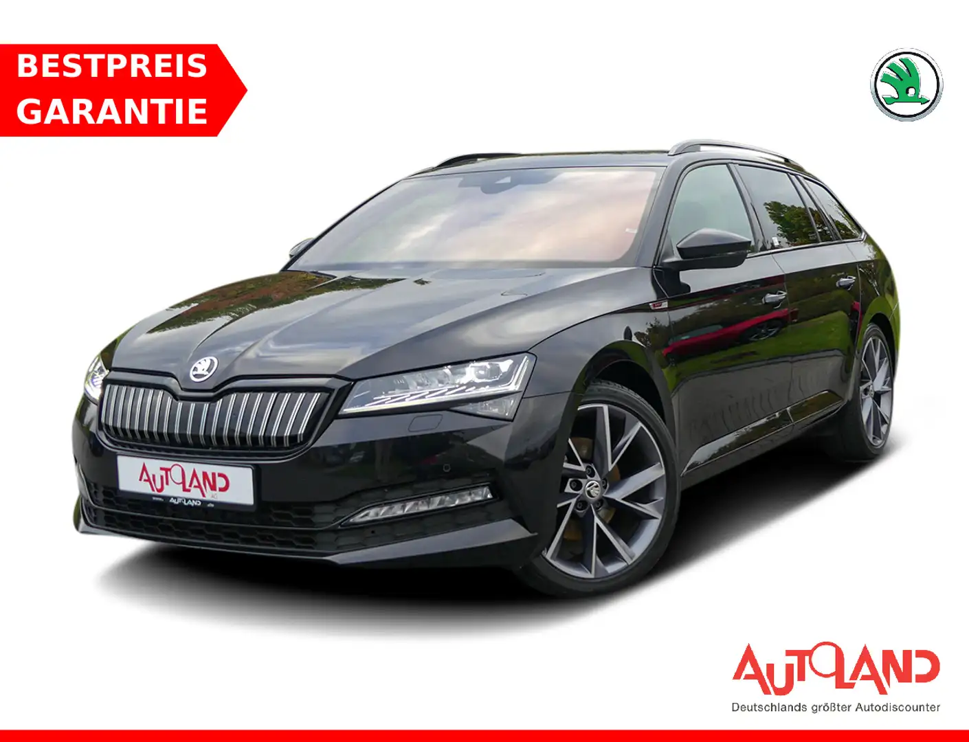 Skoda Superb Combi Sportline iV DSG ACC Laser Navi PDC Schwarz - 1