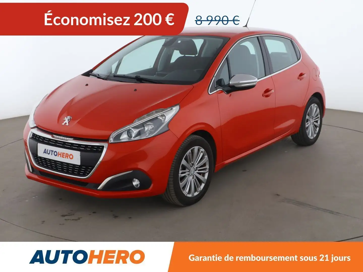 Peugeot 208 1.6 Blue-HDi Allure Orange - 1