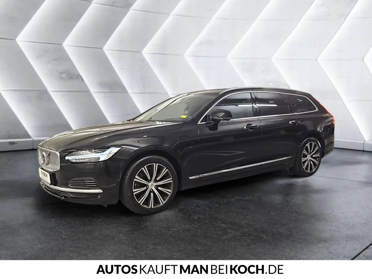 Volvo V90 T6 Recharge AWD Inscript.ACC BLIS PANO V-LED Noir - 2