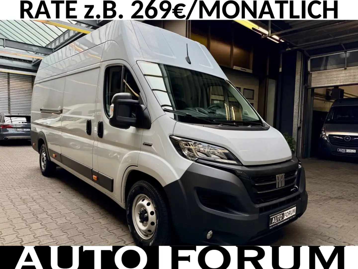 Fiat Ducato 2.2 D L5H3 MAXI AHK KLIMA CAM 3SITZE 3,5t Weiß - 1