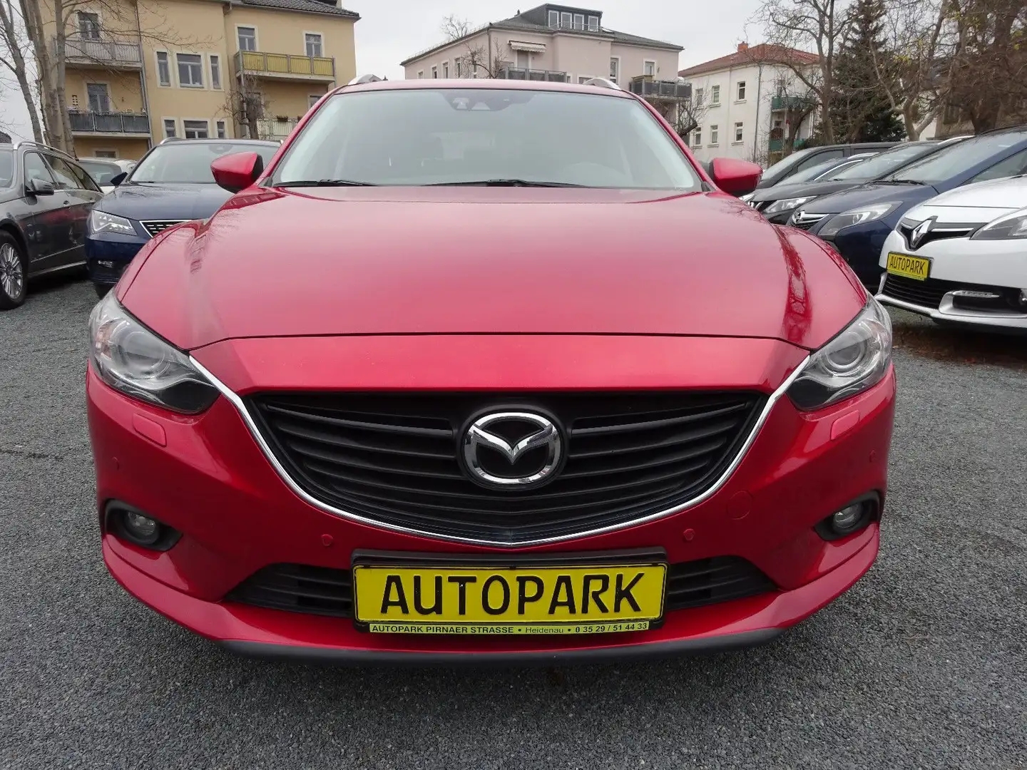 Mazda 6 Kombi Sports-Line * Klimaautom., Xenon, Nr. 36 Rot - 2
