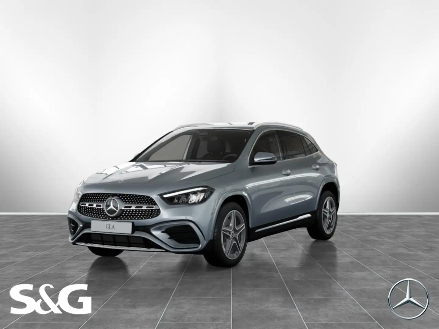Mercedes-Benz GLA 180 AMG DISTRO+TOTWINKEL+360°+MBUX+LED+19" Silber - 1
