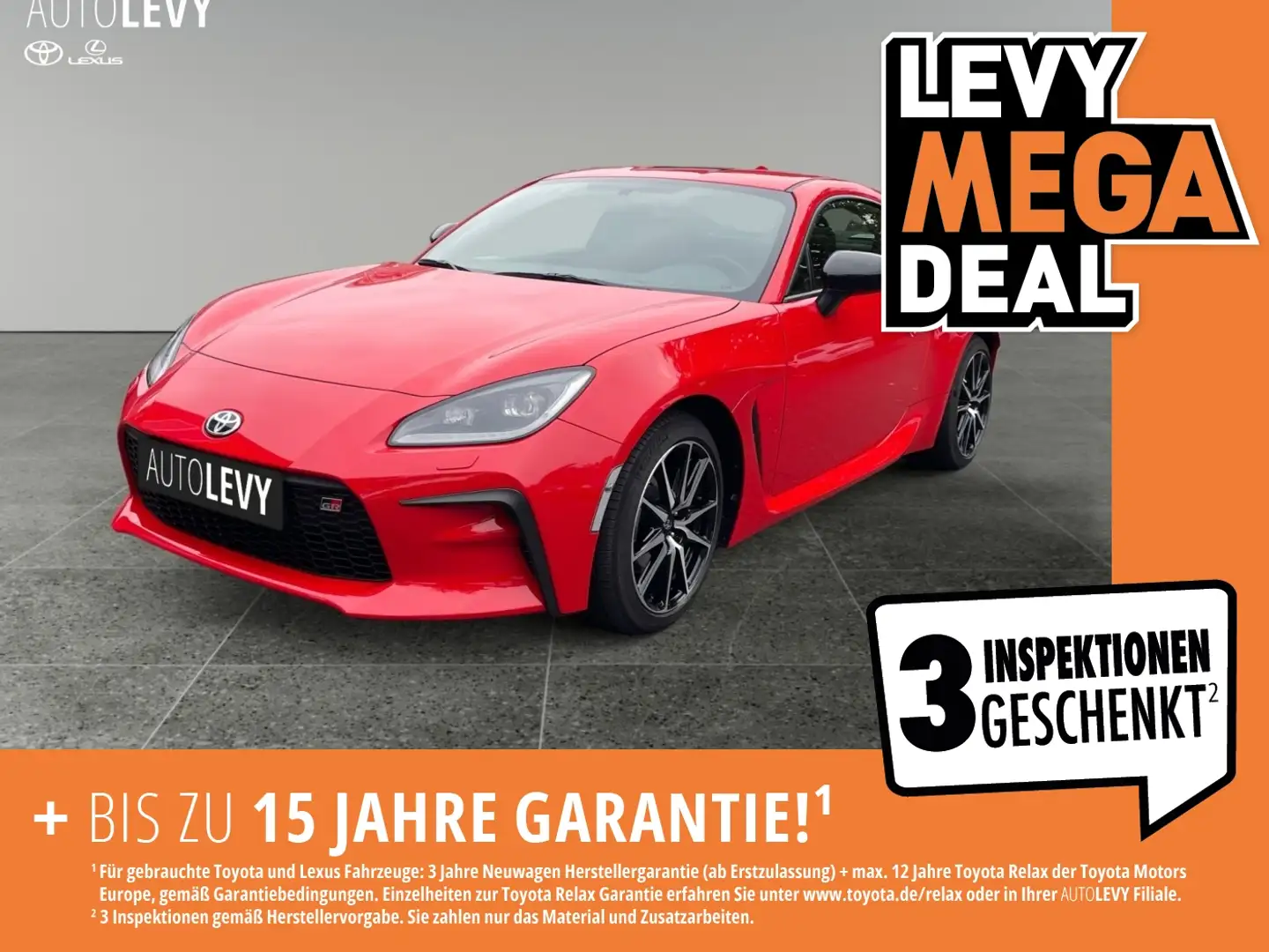 Toyota GR86 2.4 Boxer *KAMERA*CARPLAY*AA* Rot - 1