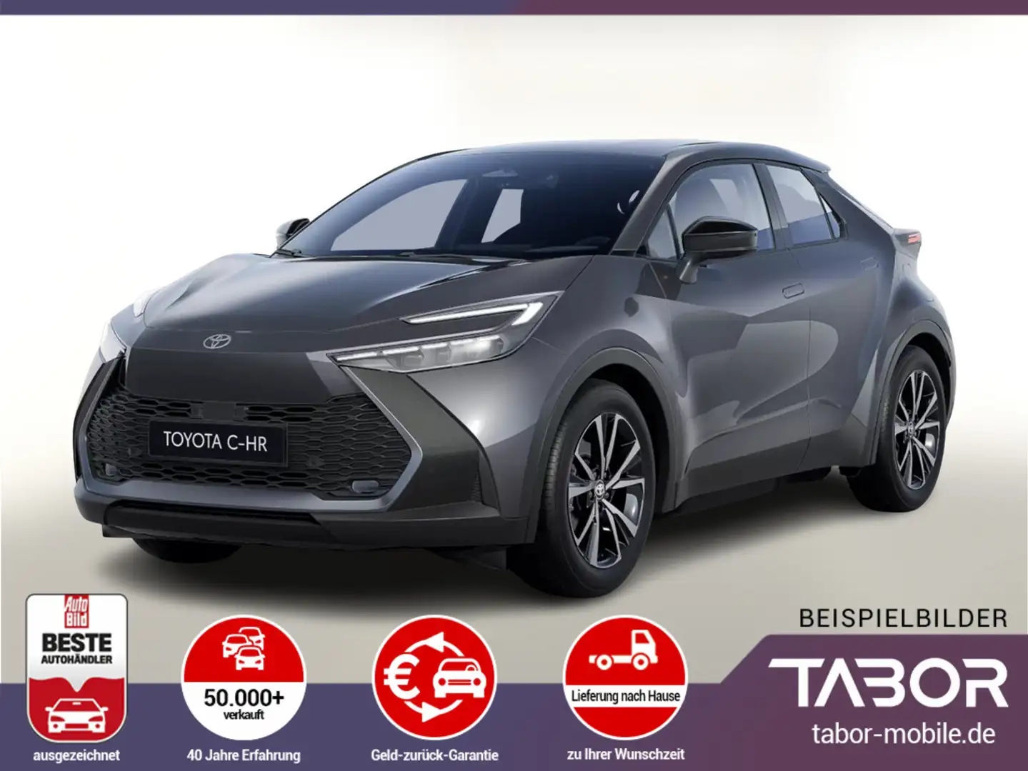 Toyota C-HR 2.0 PHEV 223 Teamplayer ACC Keyl Kam SHZ Grau - 1
