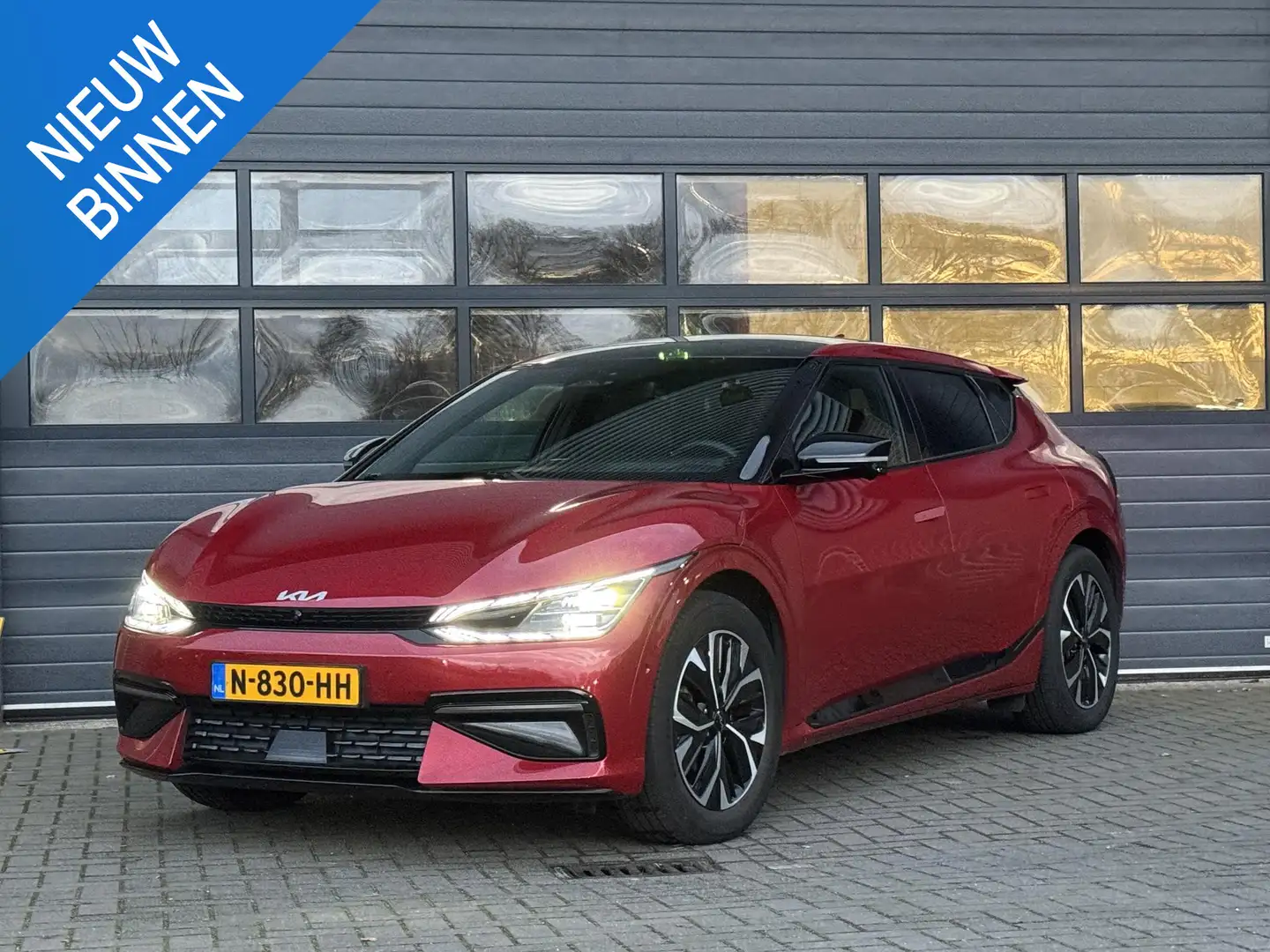 Kia EV6 GT-LINE 77.4 KWH I 98% SOH I AUTOMAAT I P-CAMERA I Rouge - 1