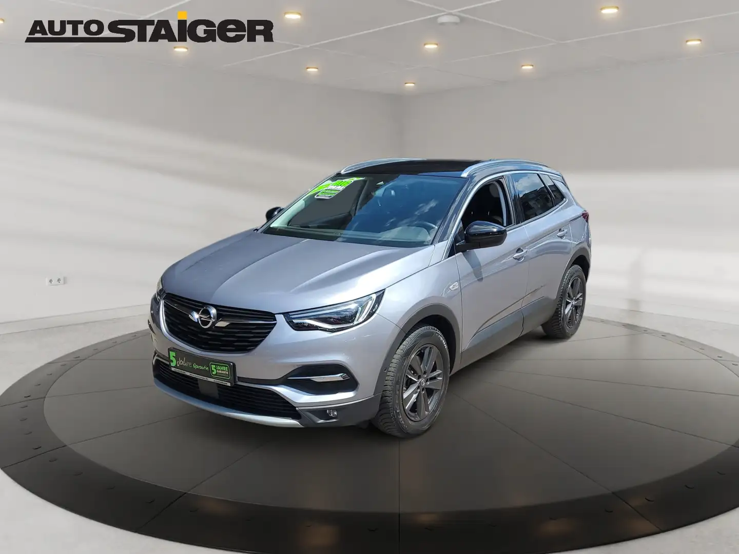 Opel Grandland 1.2 Turbo Navi*Parksensoren*Kamera Gris - 2