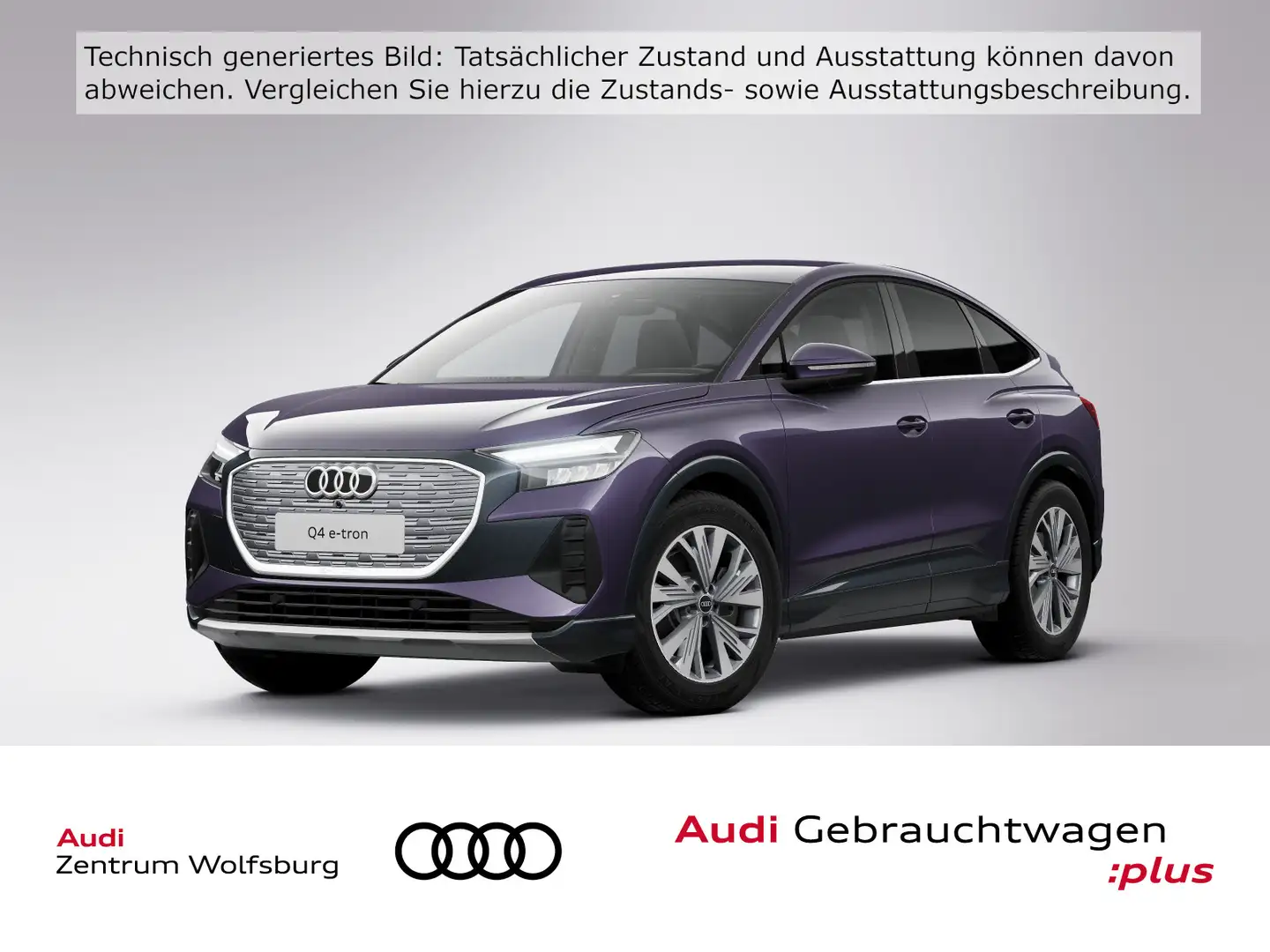 Audi Q4 e-tron Q4 Sportback 45 e-tron advanced AHK/LED/Glanz/Te Violet - 1