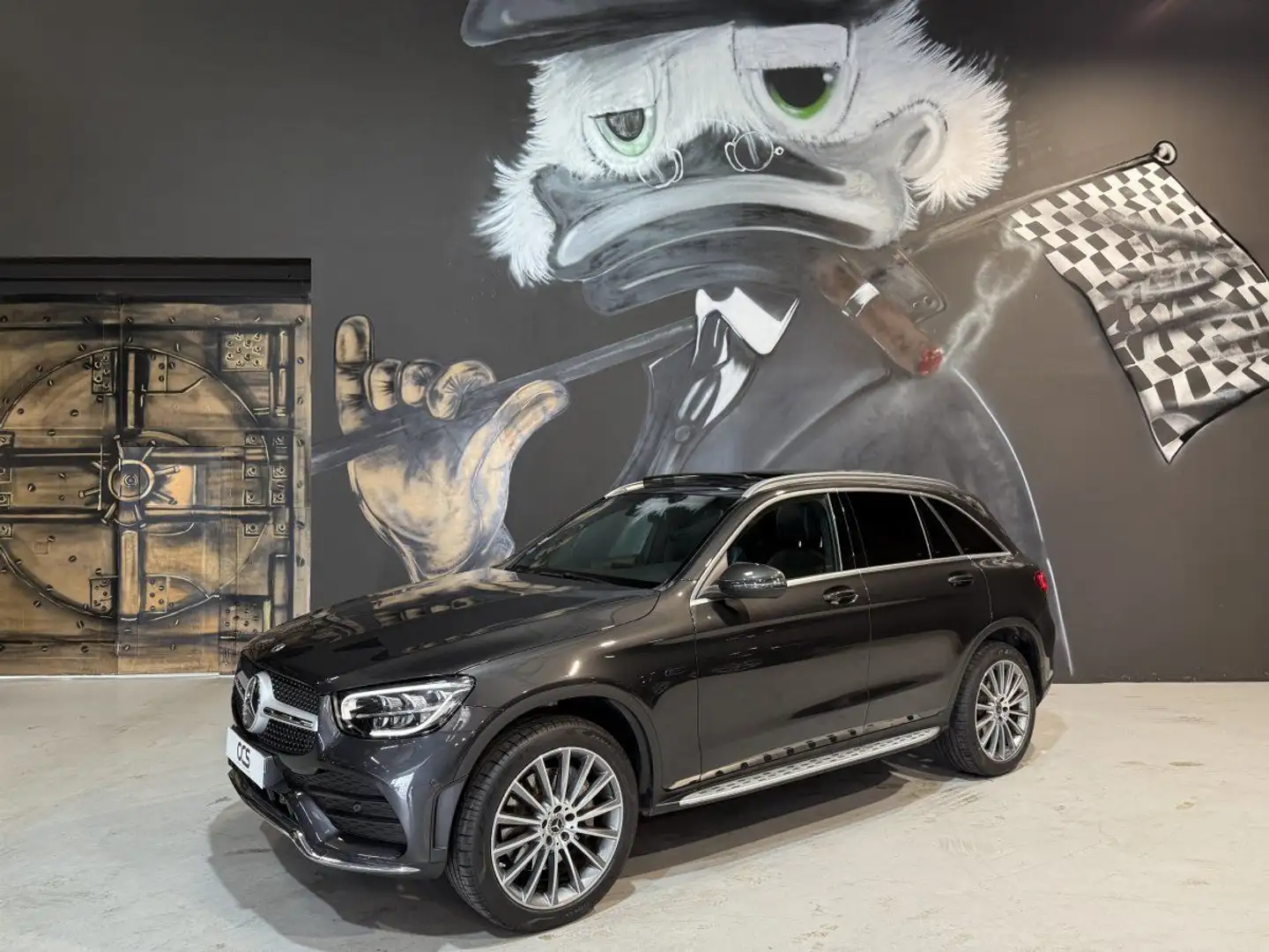 Mercedes-Benz GLC 300 300 E AMG Line 4Matic Toit Ouvrant Gris - 1