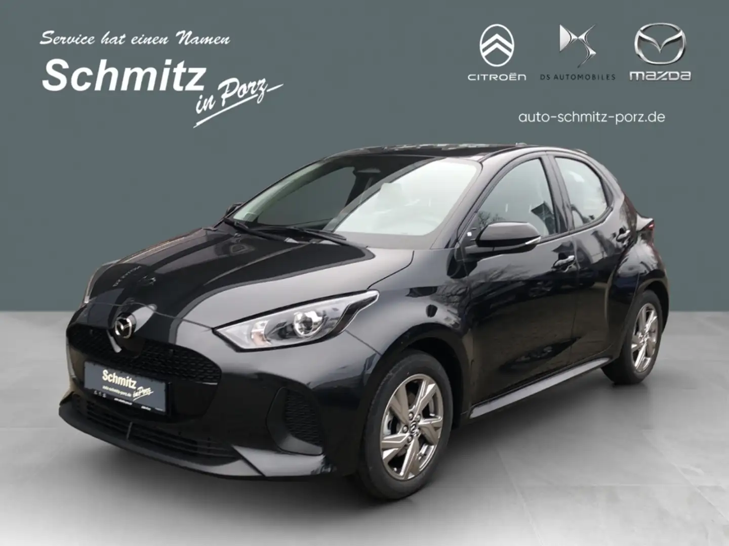 Mazda 2 Exclusive-Line ACC Apple CarPlay Android Auto Klim Schwarz - 1
